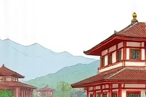 雪线之上条漫封面，雪线之上的山口与经幡