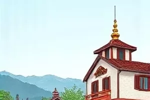 山海食单条漫封面，摊开古食谱与冒热气的砂锅